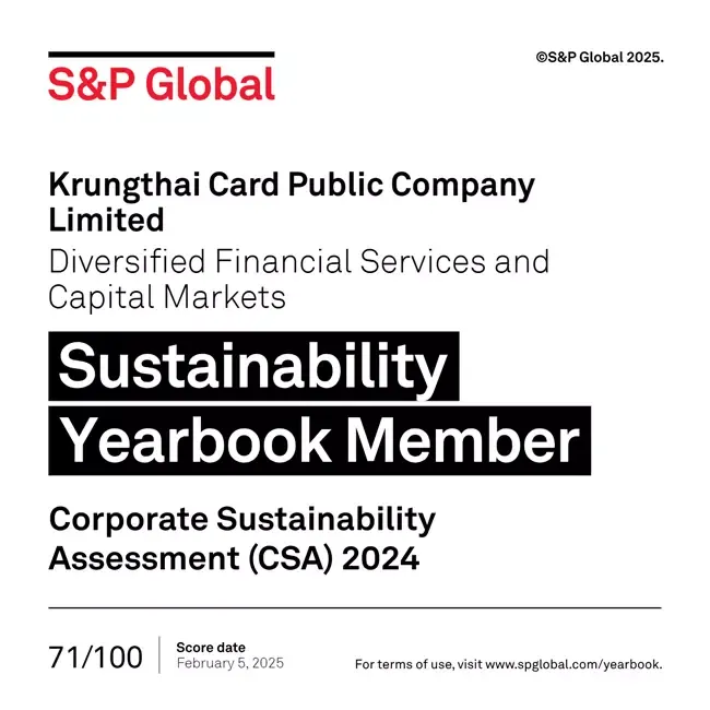 KTC Secures Top Spot in S&P Globals Sustainability Yearbook 2025 KTC Secures Top Spot in S&P Globals Sustainability Yearbook 2025